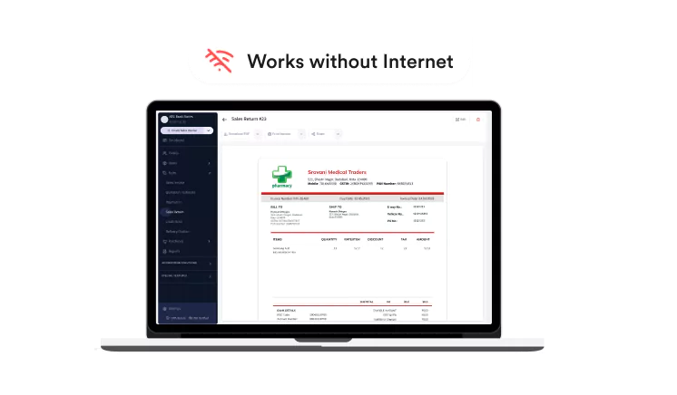 Billing Software that works with/without internet